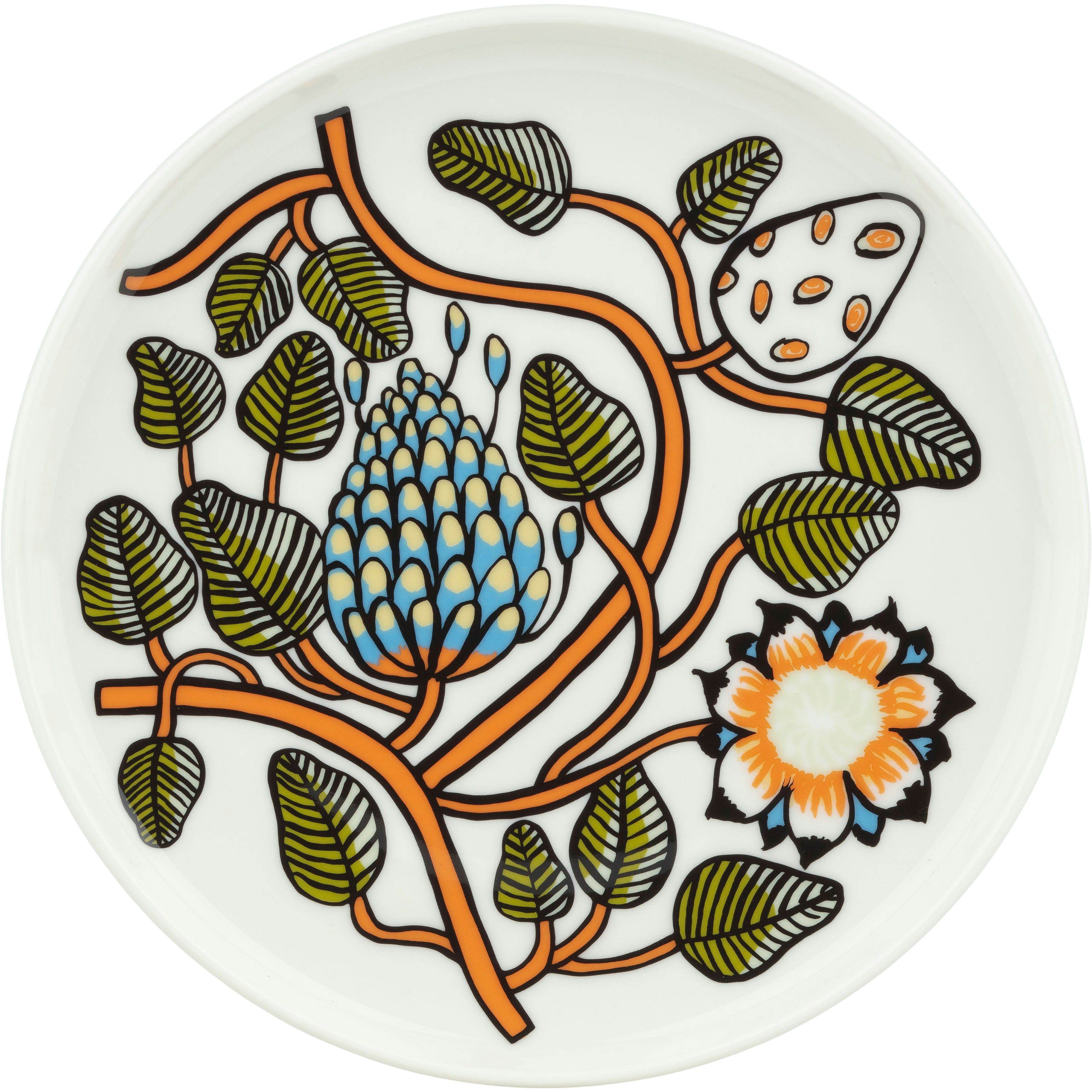 Marimekko Tiara Tallerken 20 Cm -  Asjetter Stengods Hvit - 074510-126