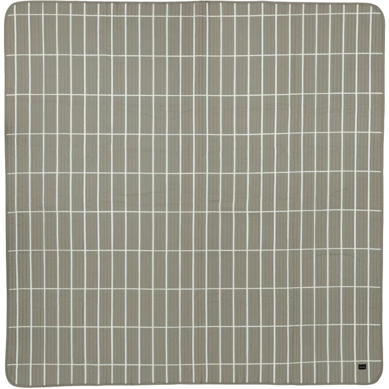 Tiiliskivi Sengeteppe 260x260 cm, Sand/Off-white