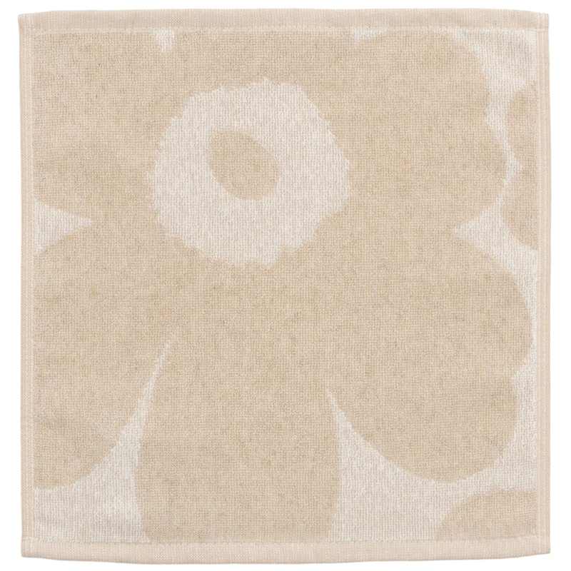Unikko Ansiktshåndkle 30x30 cm, Off-white / Linen