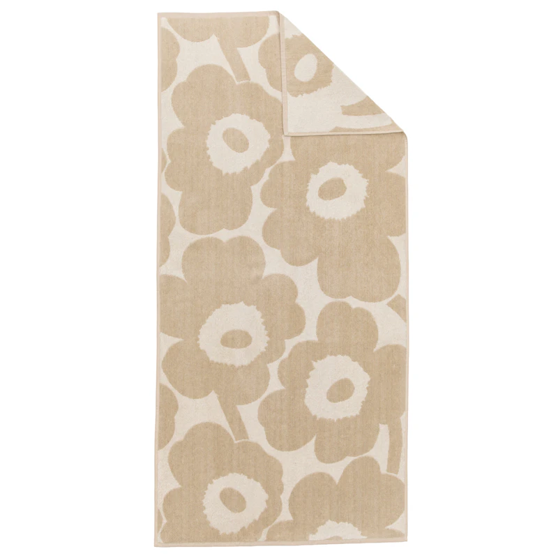 Unikko Badehåndkle, Off-white / Linen