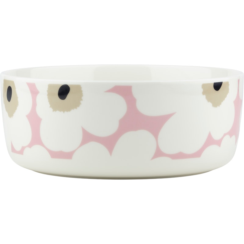 Unikko Skål 1,5 l, Rosa / Sand / Charcoal