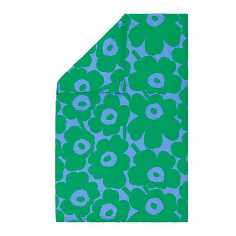 Unikko Dynetrekk 210x150 cm, Grønn / It Blue