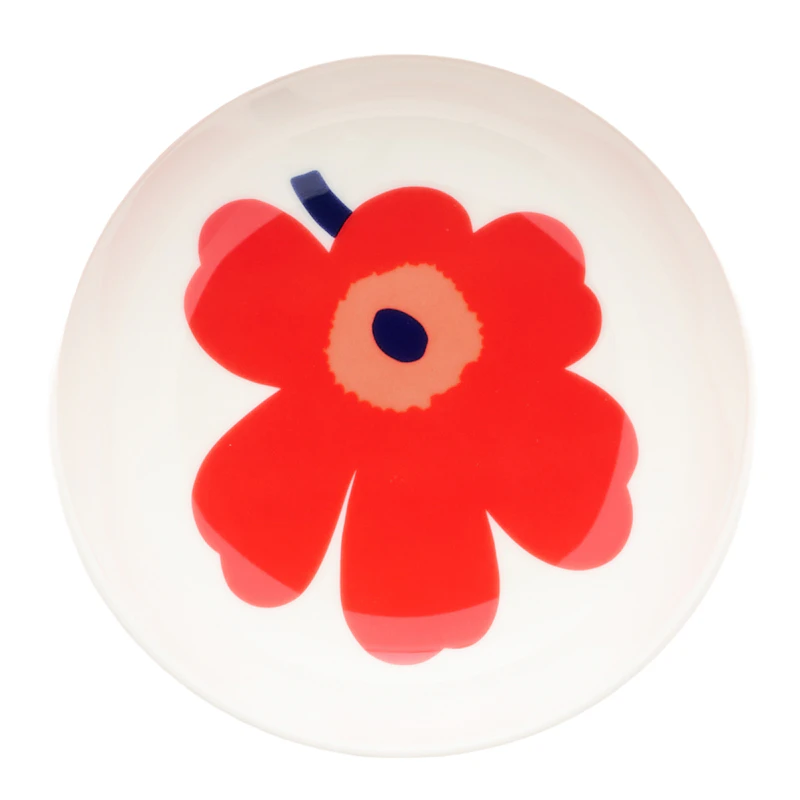 Unikko Dyp Tallerken 13 cm, Rød