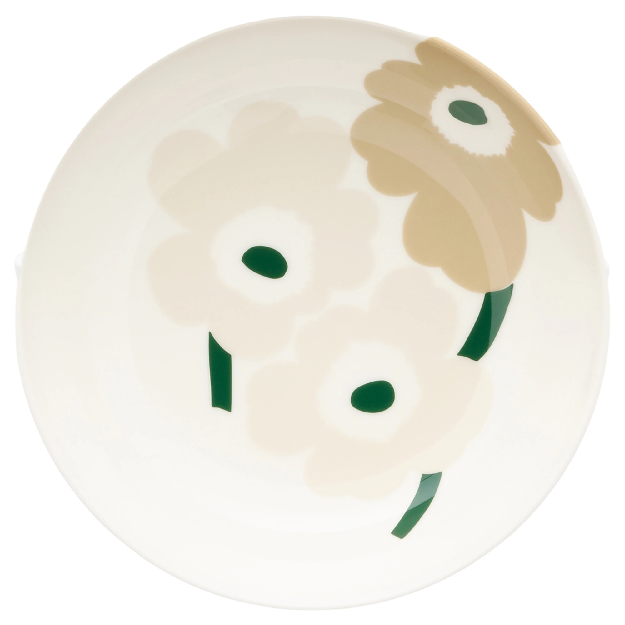 Marimekko Unikko Dyp Tallerken 16 Cm Light Sand - Dype tallerkener Stengods Hvit - 076259-816