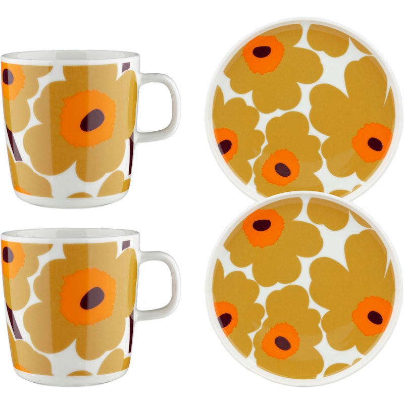 Unikko Frokostsett 4-pk