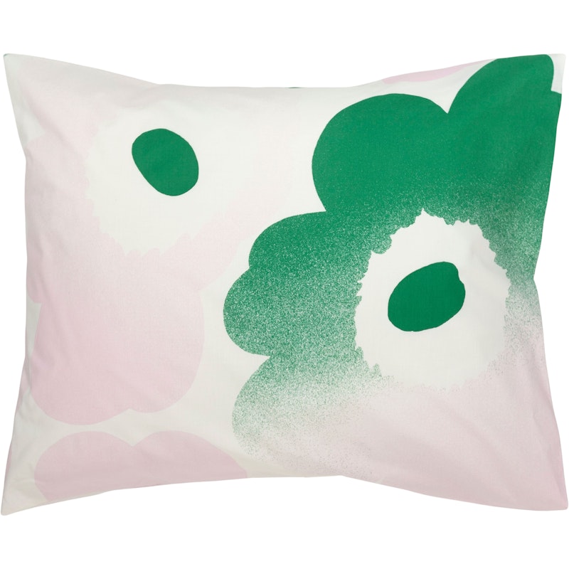 Unikko Häivähdys Putevar Rosa / Grønn / Off-white, 50x60 cm