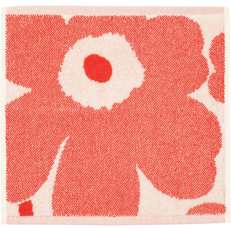 Unikko Ansiktshåndkle 32x32 cm, Orange Red
