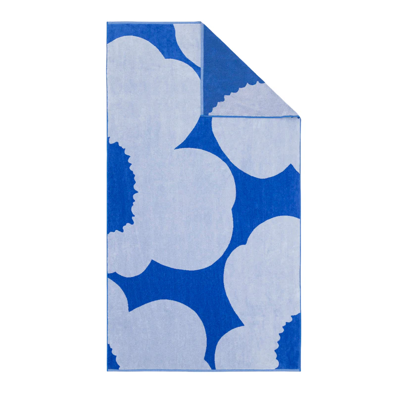 Unikko Håndkle 100x180 cm, Blue Lilac