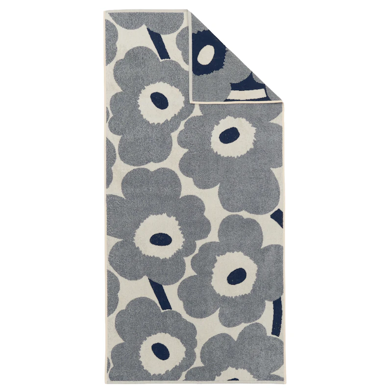 Unikko Badehåndkle 70x150 cm, Blueberry