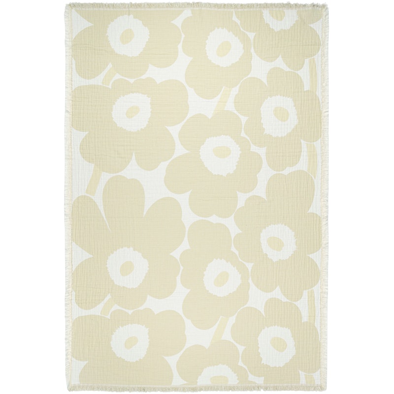 Unikko Jacquard Teppe 150x220 cm, Off-white / Hvit