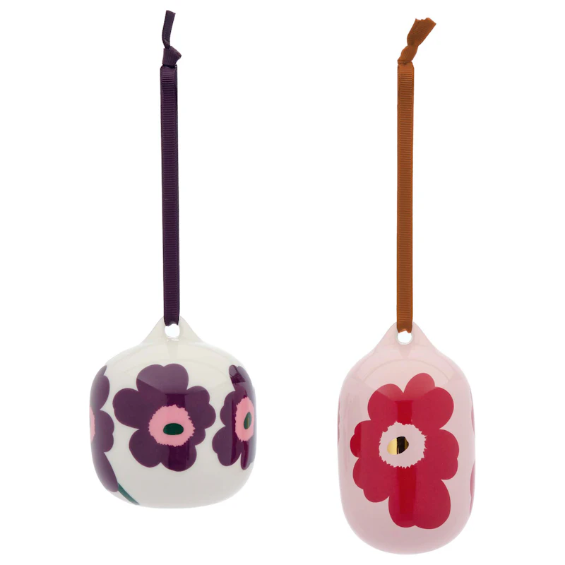 Unikko Kule 2-pk, Plum / Cranberry / Rosa
