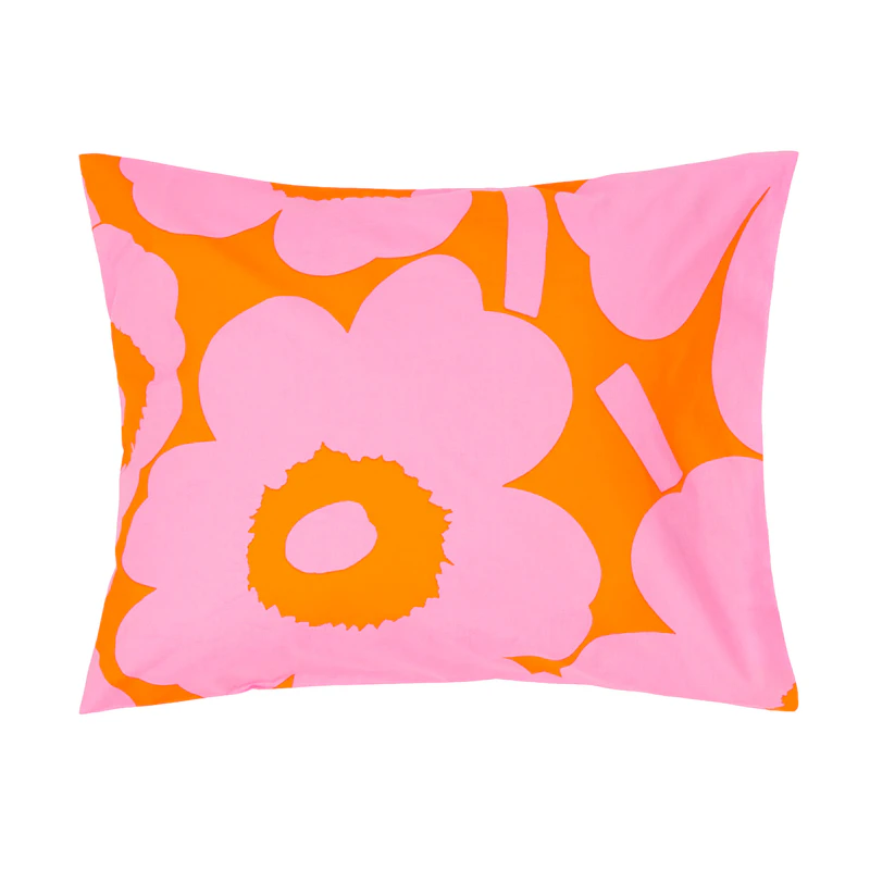 Unikko Putevar 50x60 cm, Rosa / Oransje