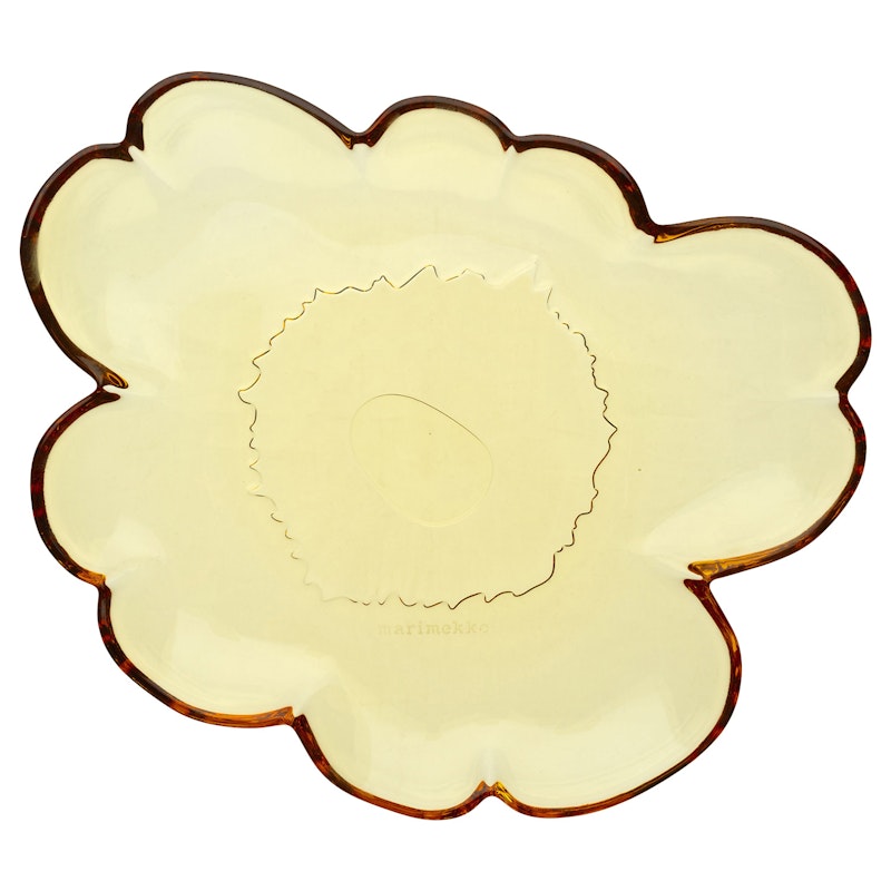 Unikko Shape Tallerken 20 cm, Amber
