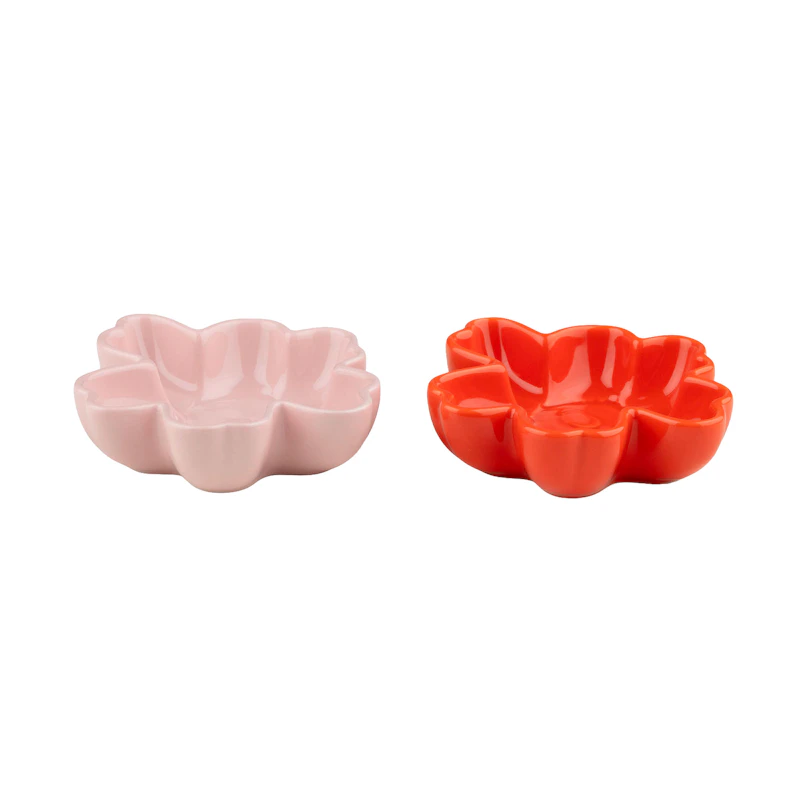 Unikko Skål 11 cm 2-pk, Rosa / Orange Red