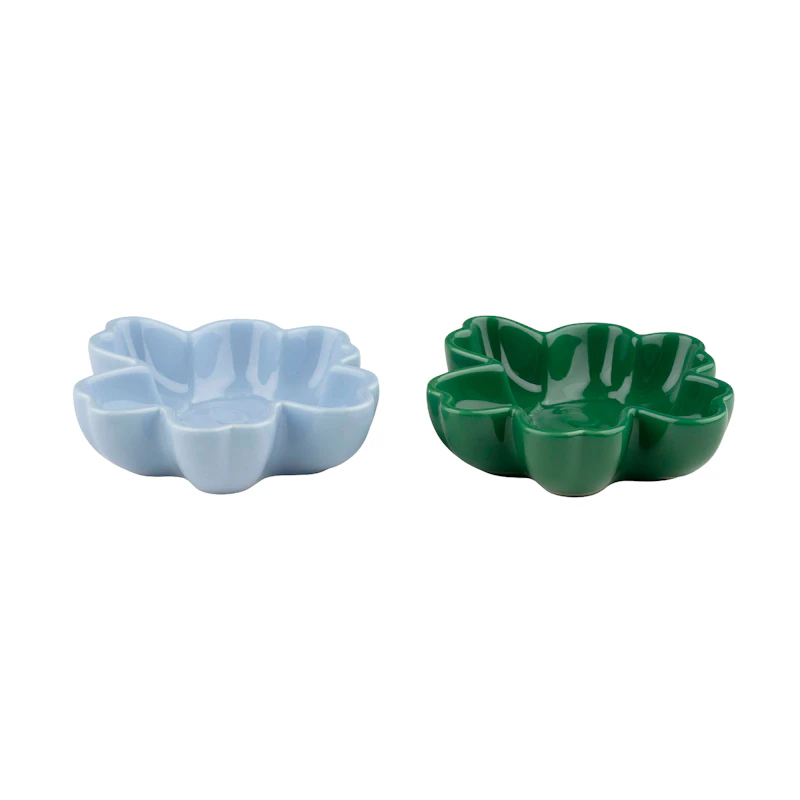 Unikko Skål 11 cm 2-pk, Grønn / It Blue