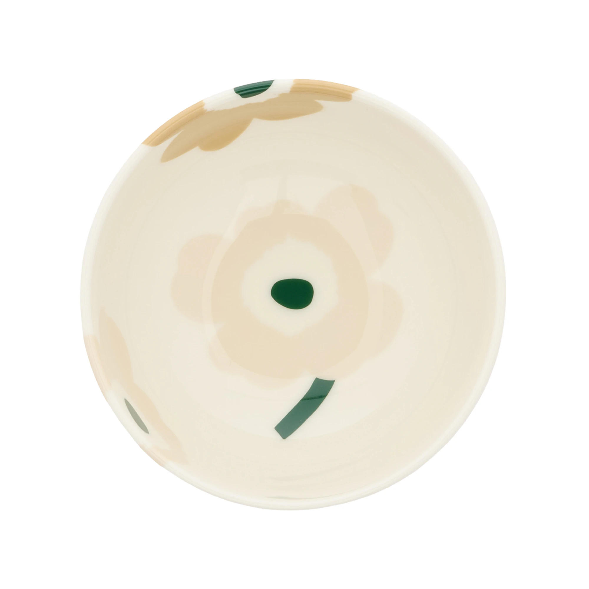Marimekko Unikko Sk&aring;l 30 Cl Light Sand - Serveringssk&aring;ler Stengods Hvit - 076261-816