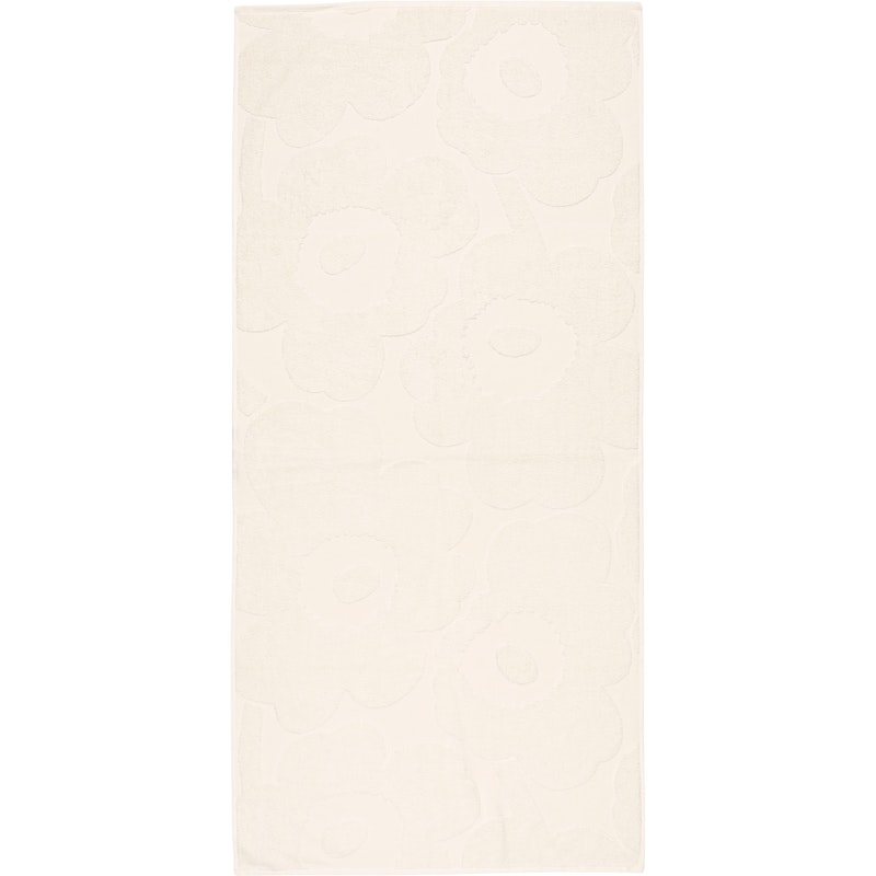 Unikko Solid Badehåndkle Ivory, 70x150 cm