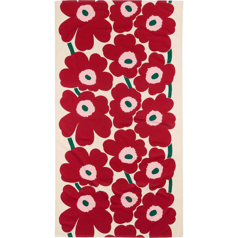 Unikko Duk 135x250 cm, Cranberry / Rosa