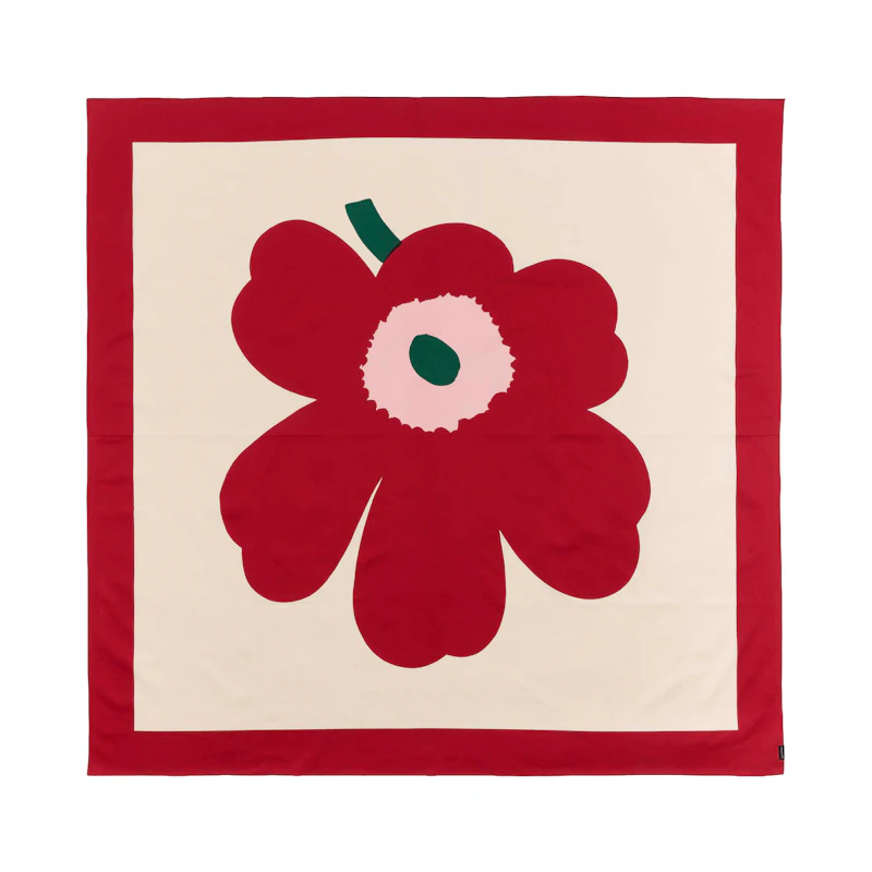 Unikko Duk 140x140 cm, Cranberry / Rosa