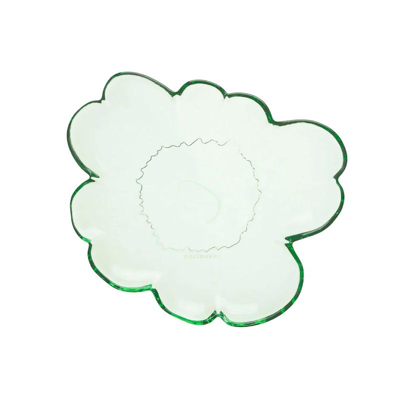 Unikko Tallerken 20 cm, Glass, Grønn