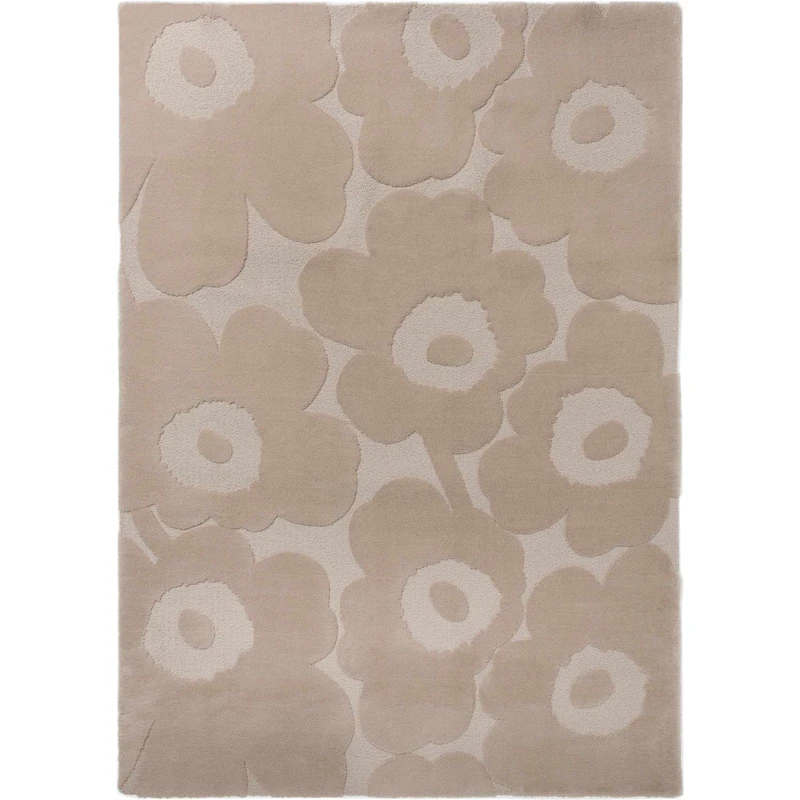 Unikko Teppe 170x240 cm, Light Beige