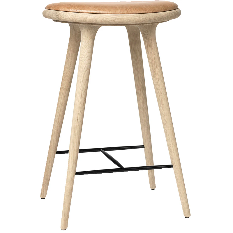 High Stool Stol 69 cm, Såpebehandlet Eik