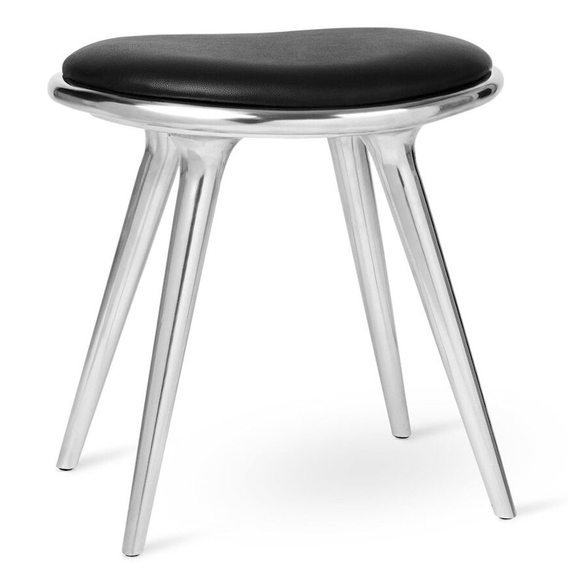 Low Stool Stol 47 cm, Resirkulert Aluminium