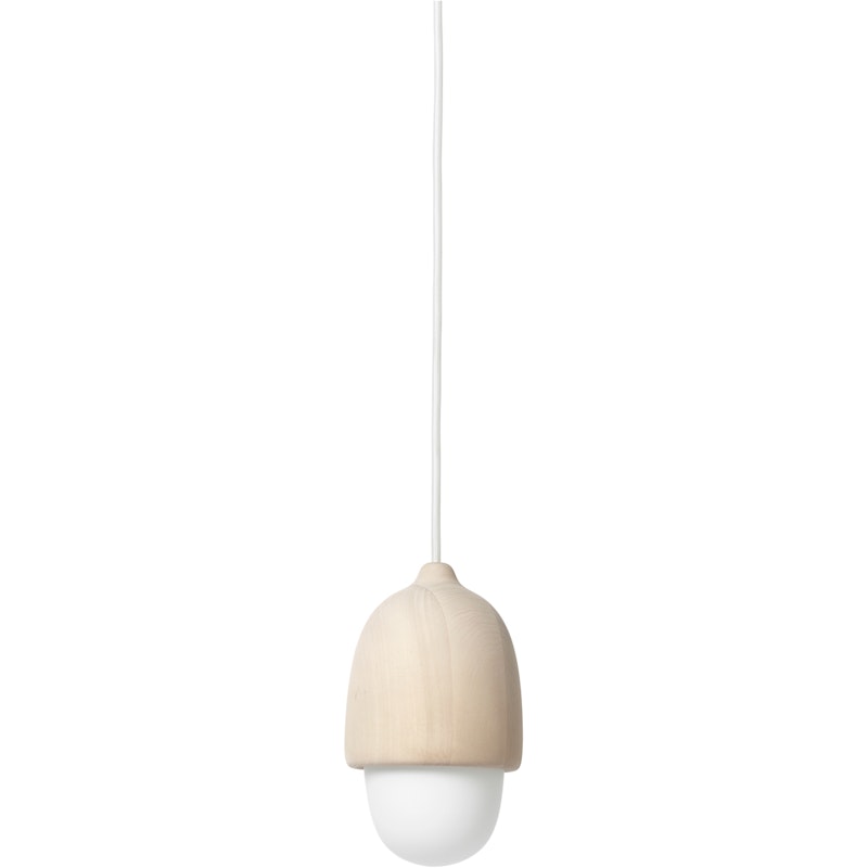 Terho Pendel Mattlakkert Lindetre / Opalglass, 13,5 cm
