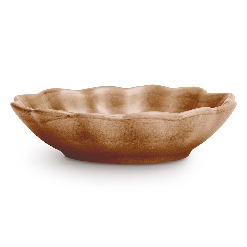 Basic Østers Skål 16x18 cm, Cinnamon