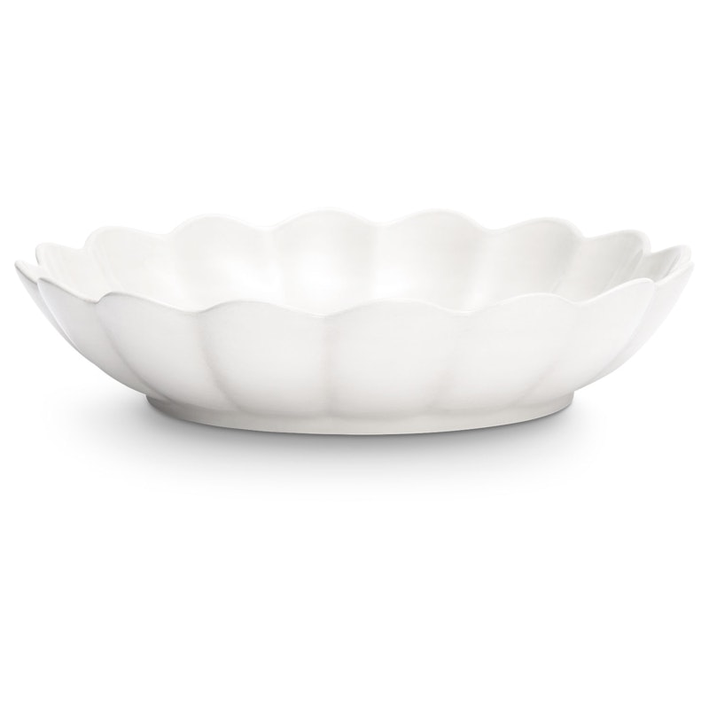 Basic Østers Skål 31 cm, Hvit