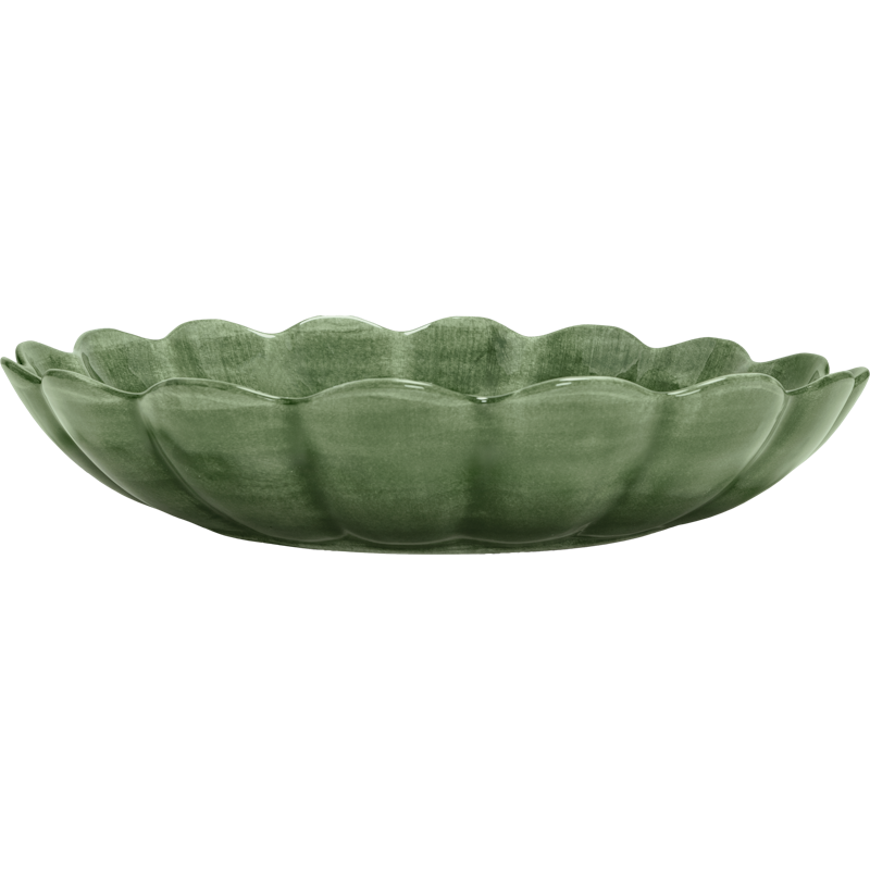 Oyster Skål 31 cm, Skogsgrønn