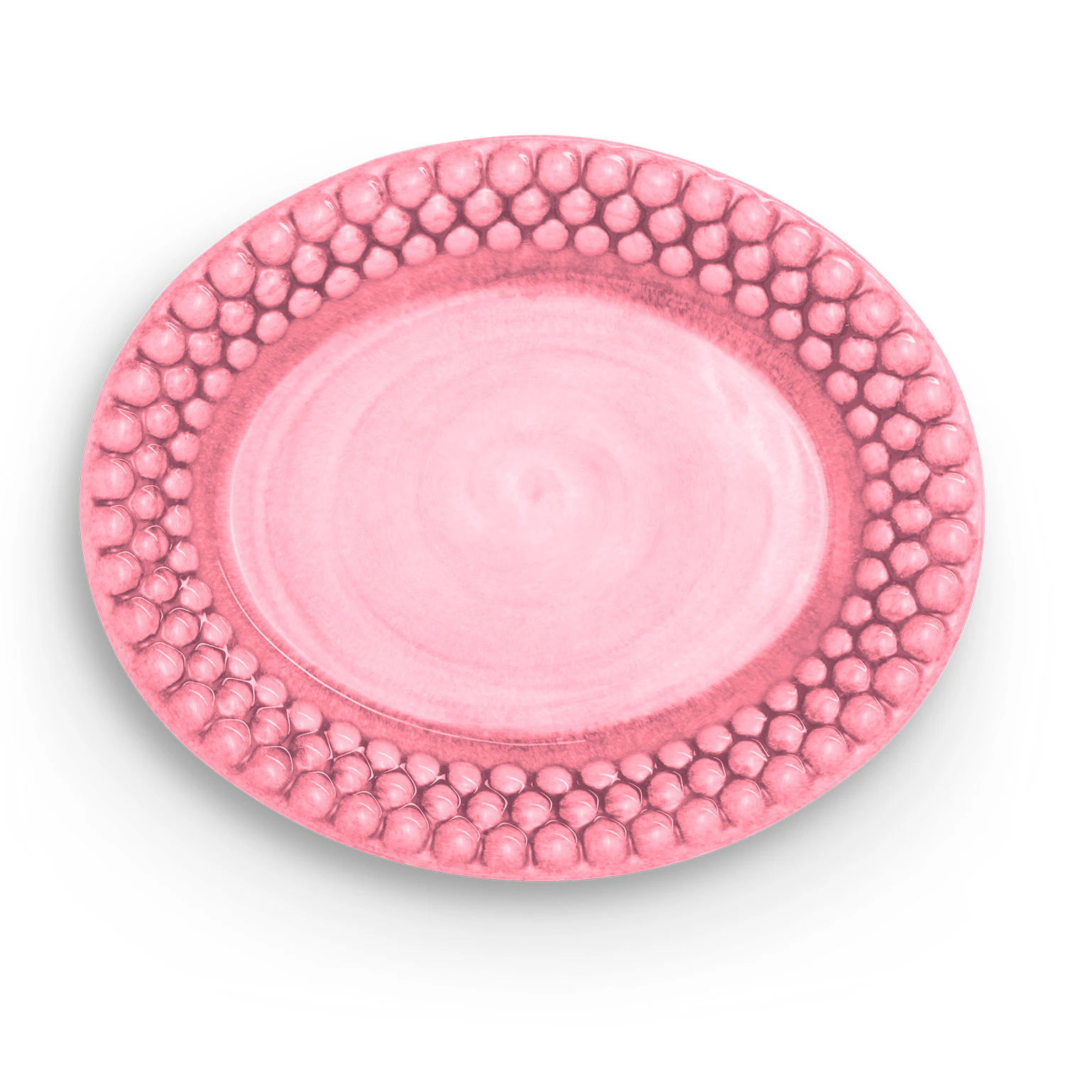 Mateus Bubbles Oval Tallerken 20 Cm - Asjetter Keramikk Rosa - EBR51CEB