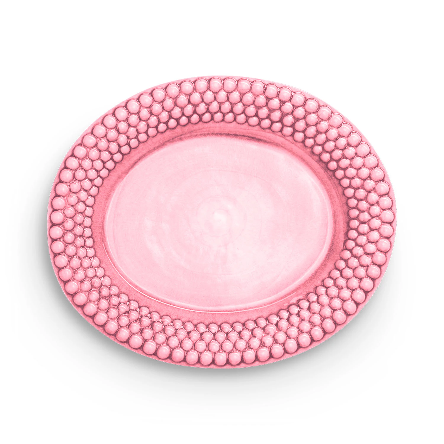 Mateus Bubbles Ovalt Fat 35 Cm - Serveringsfat Keramikk Rosa - EBR51B