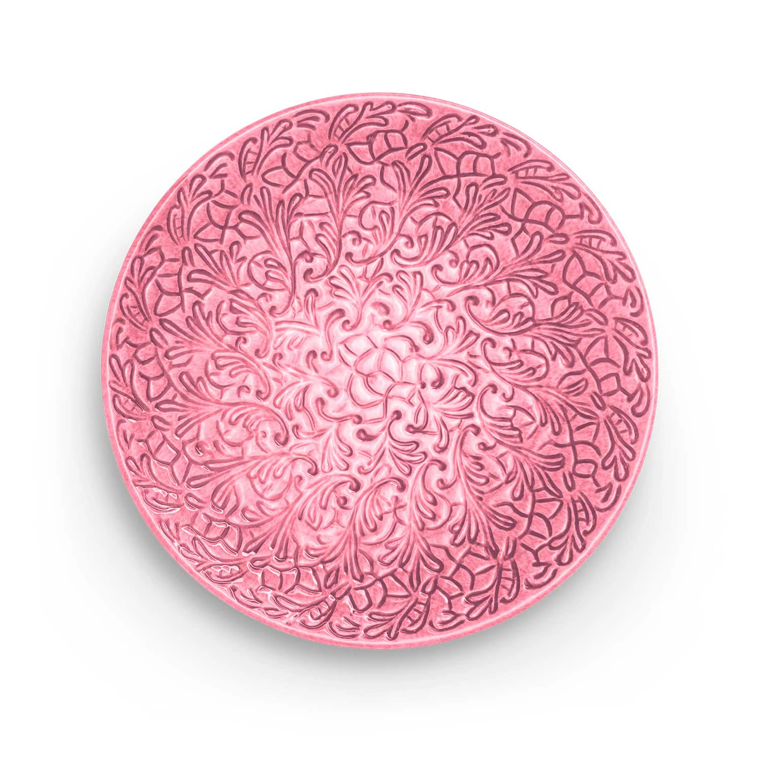Mateus Lace Tallerken 20 Cm  -  Asjetter Keramikk Rosa - ESPR4B