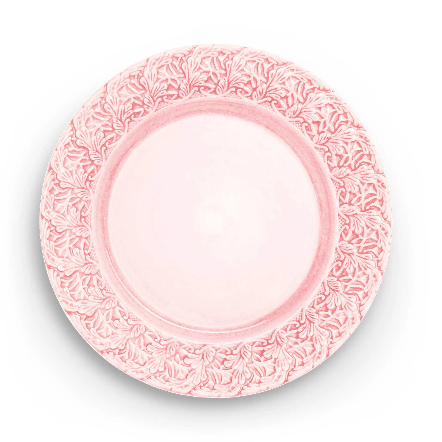 Mateus Lace Tallerken 25 Cm Lys Rosa - Tallerkener Keramikk Light Pink - ESPLR5