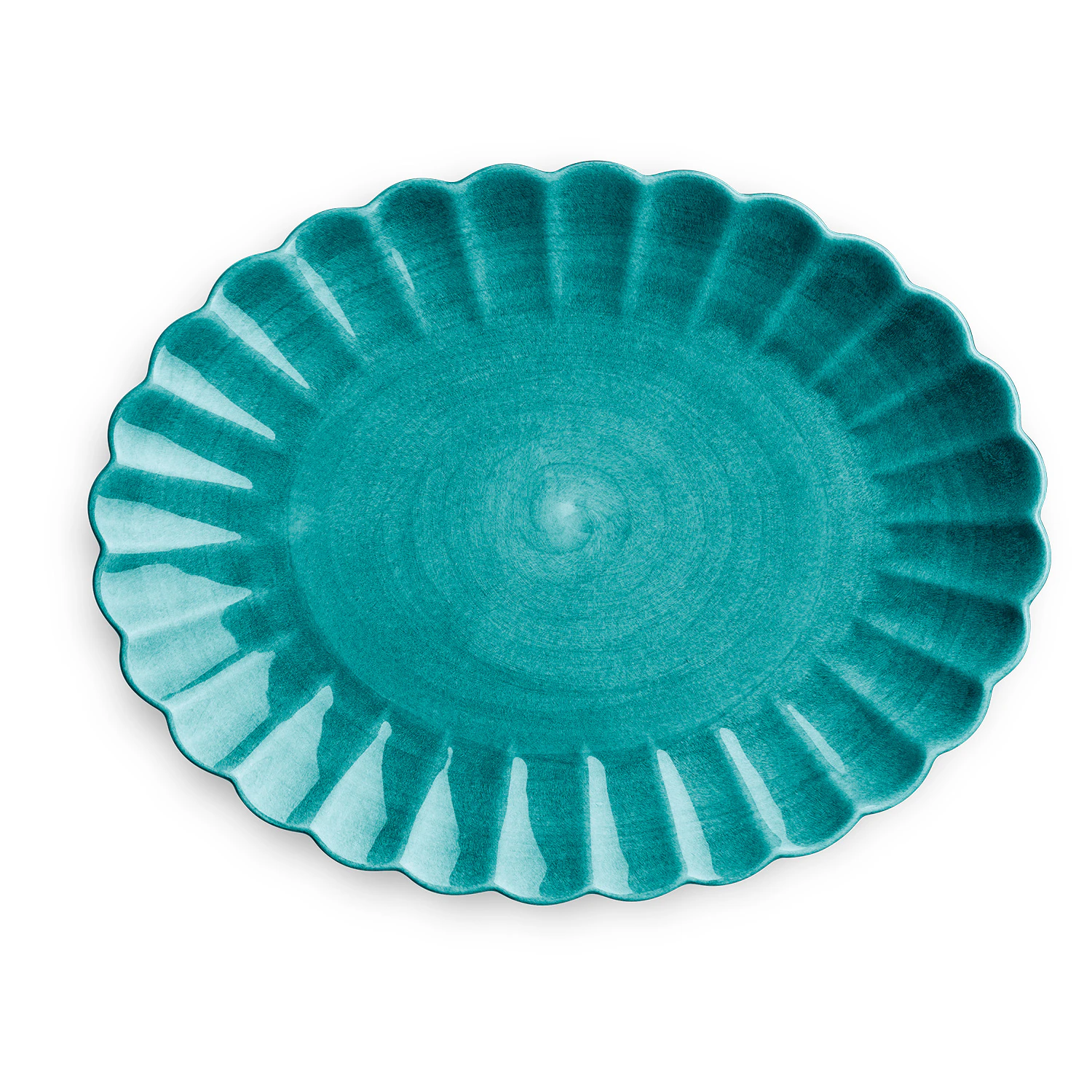Mateus Oyster Fat 35x30 Cm  -  Serveringsfat Keramikk Ocean - EOC24D