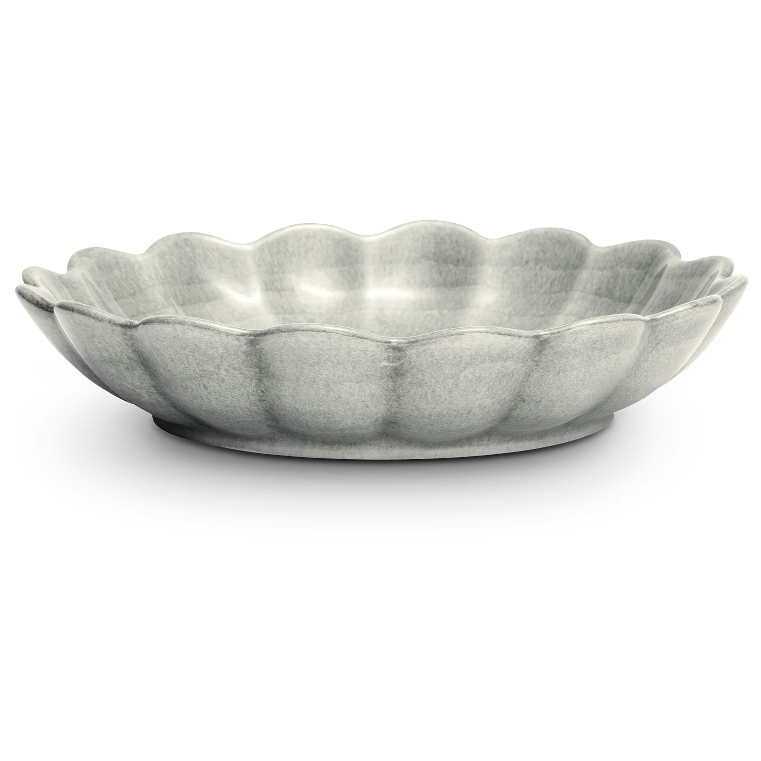 Mateus Oyster Sk&aring;l 24 Cm  -  Serveringssk&aring;ler Keramikk Gr&aring; - ECZ368