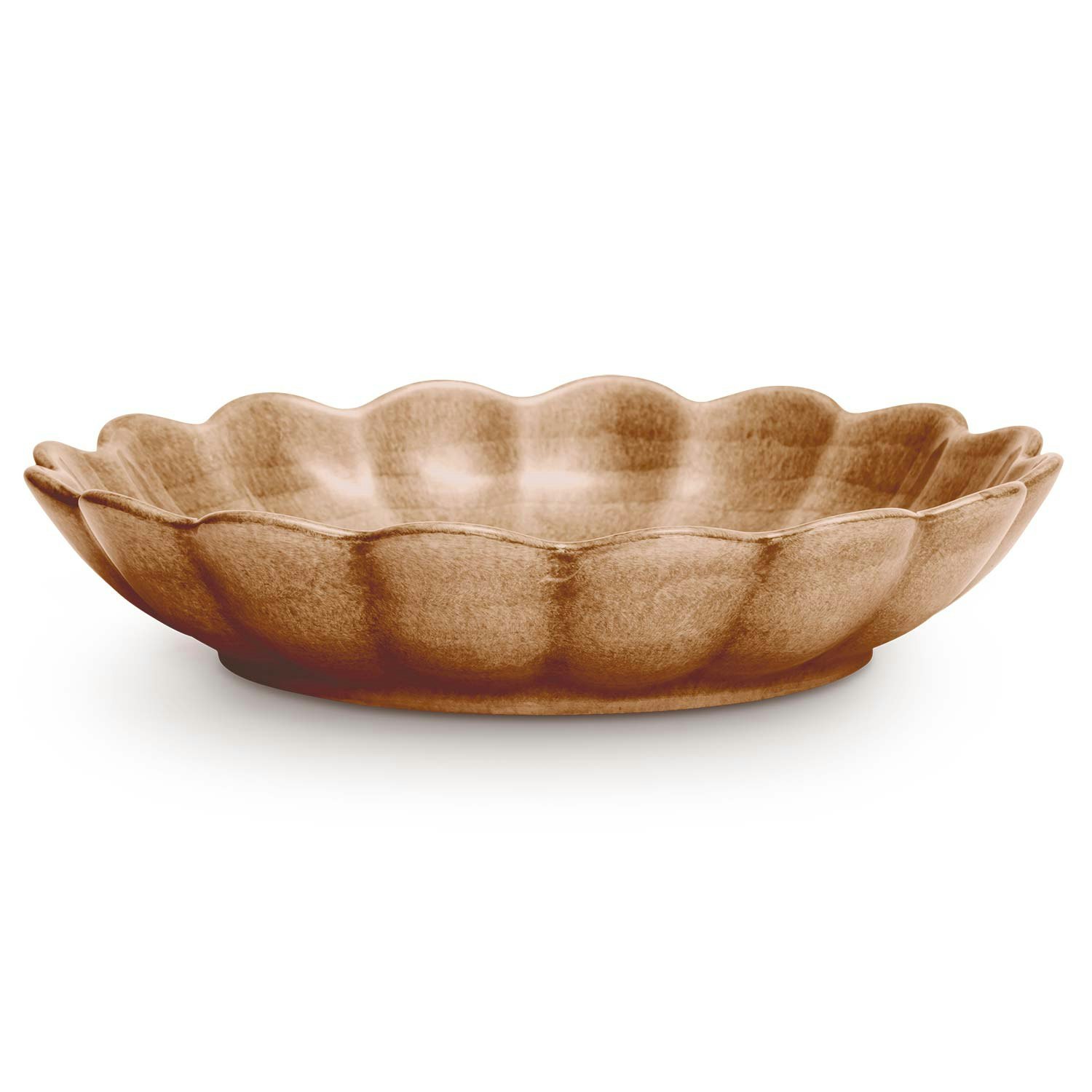 Mateus Oyster Sk&aring;l 24 Cm Cinnamon -  Serveringssk&aring;ler Keramikk Kanel - ECN368