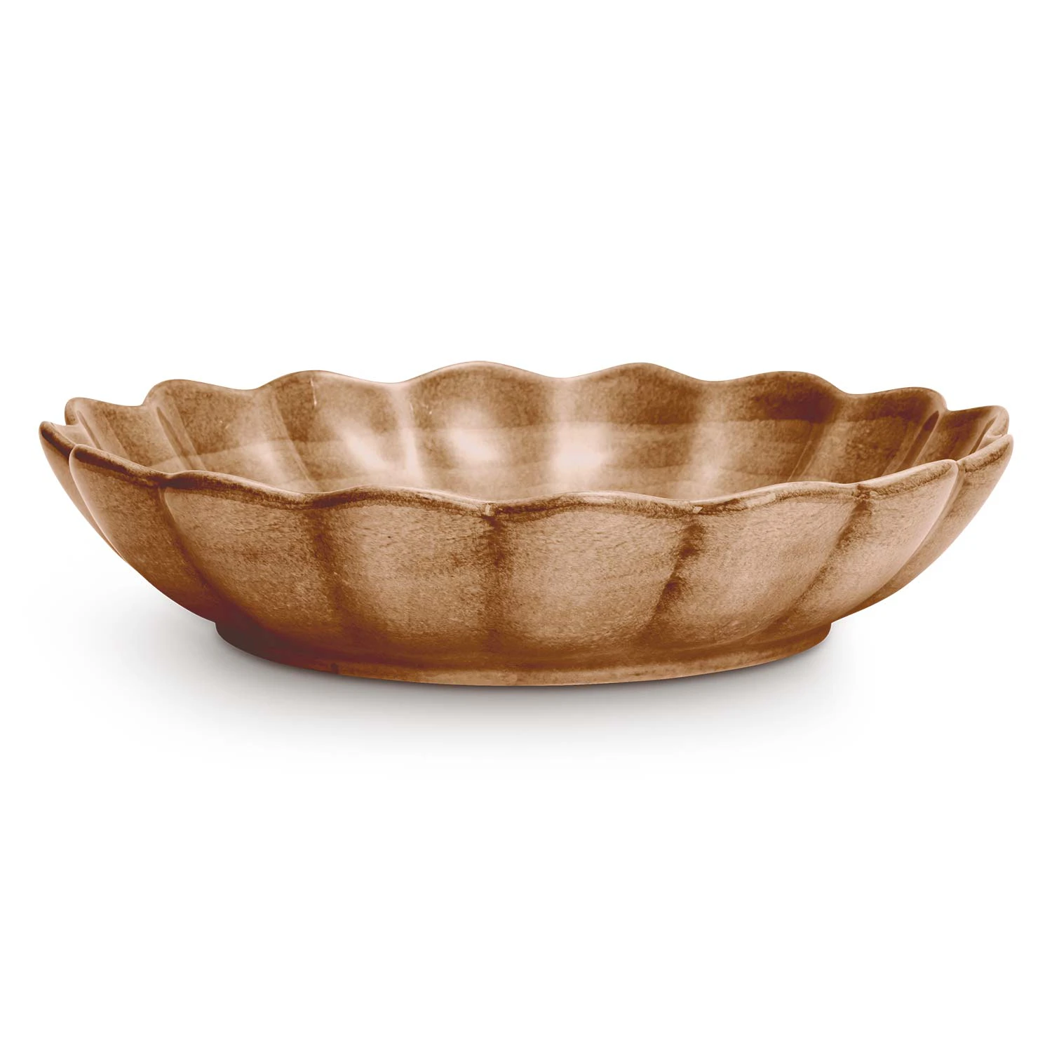 Mateus Oyster Sk&aring;l 31 Cm Cinnamon -  Serveringssk&aring;ler Keramikk Kanel - ECN370