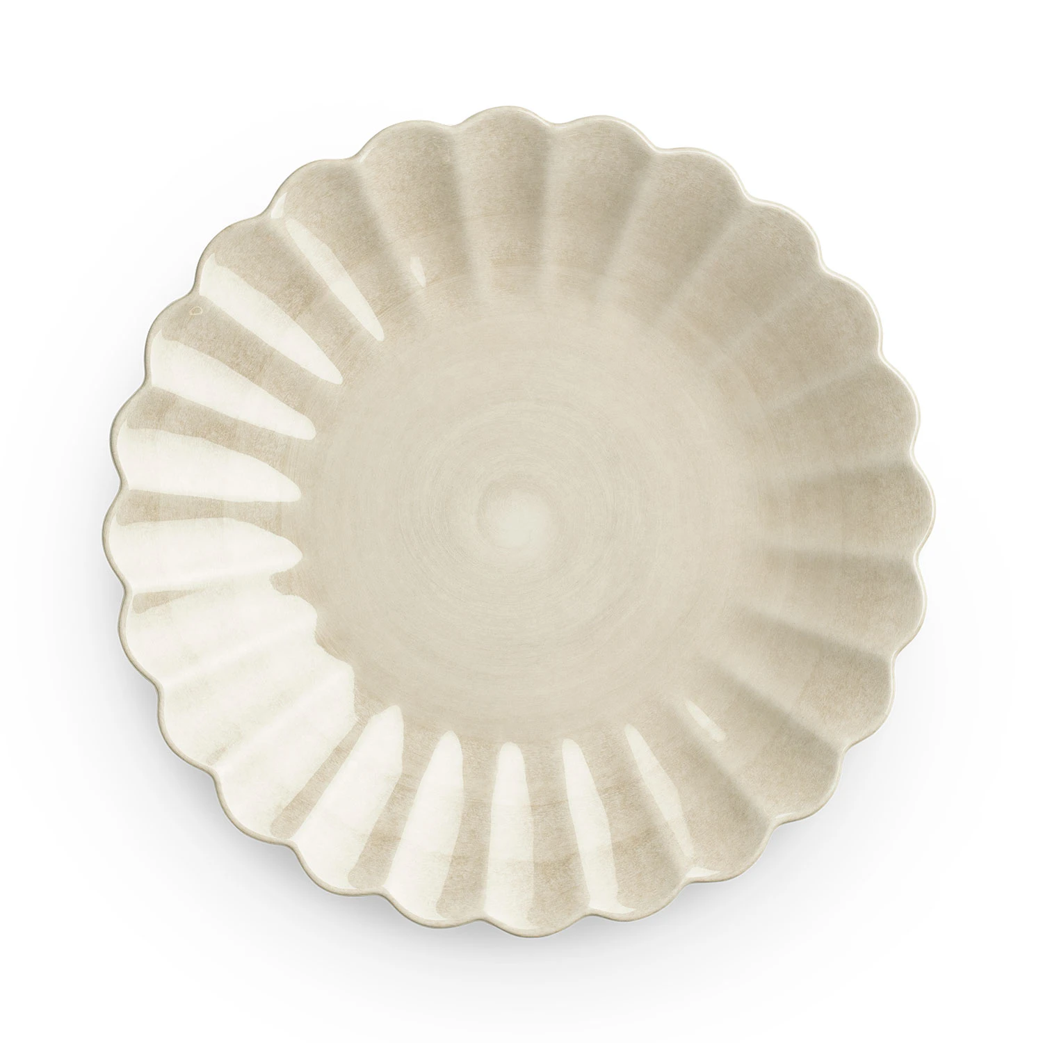 Mateus Oyster Tallerken  20 Cm -  Asjetter Keramikk Sand - ESA24B