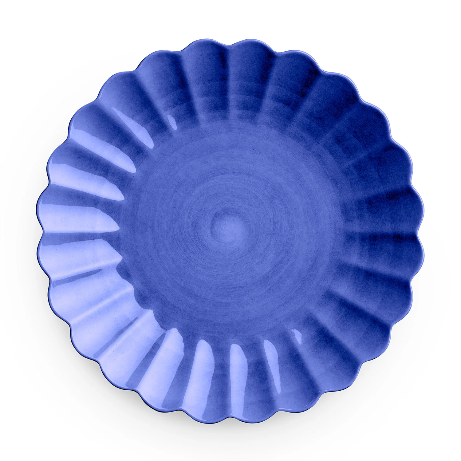 Mateus Oyster Tallerken 28 Cm - Tallerkener Keramikk Bl&aring; - EO24C
