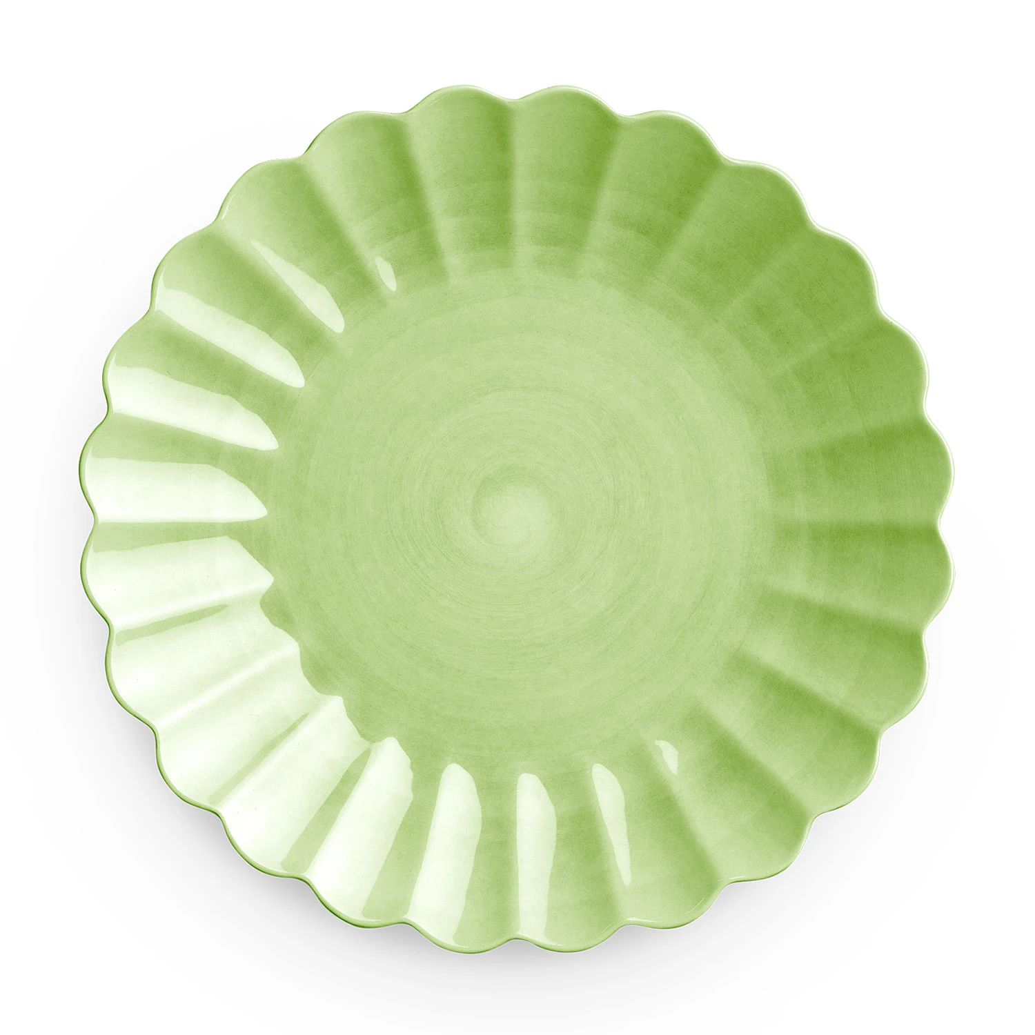 Mateus Oyster Tallerken 28 Cm - Tallerkener Keramikk Gr&oslash;nn - EQ24C