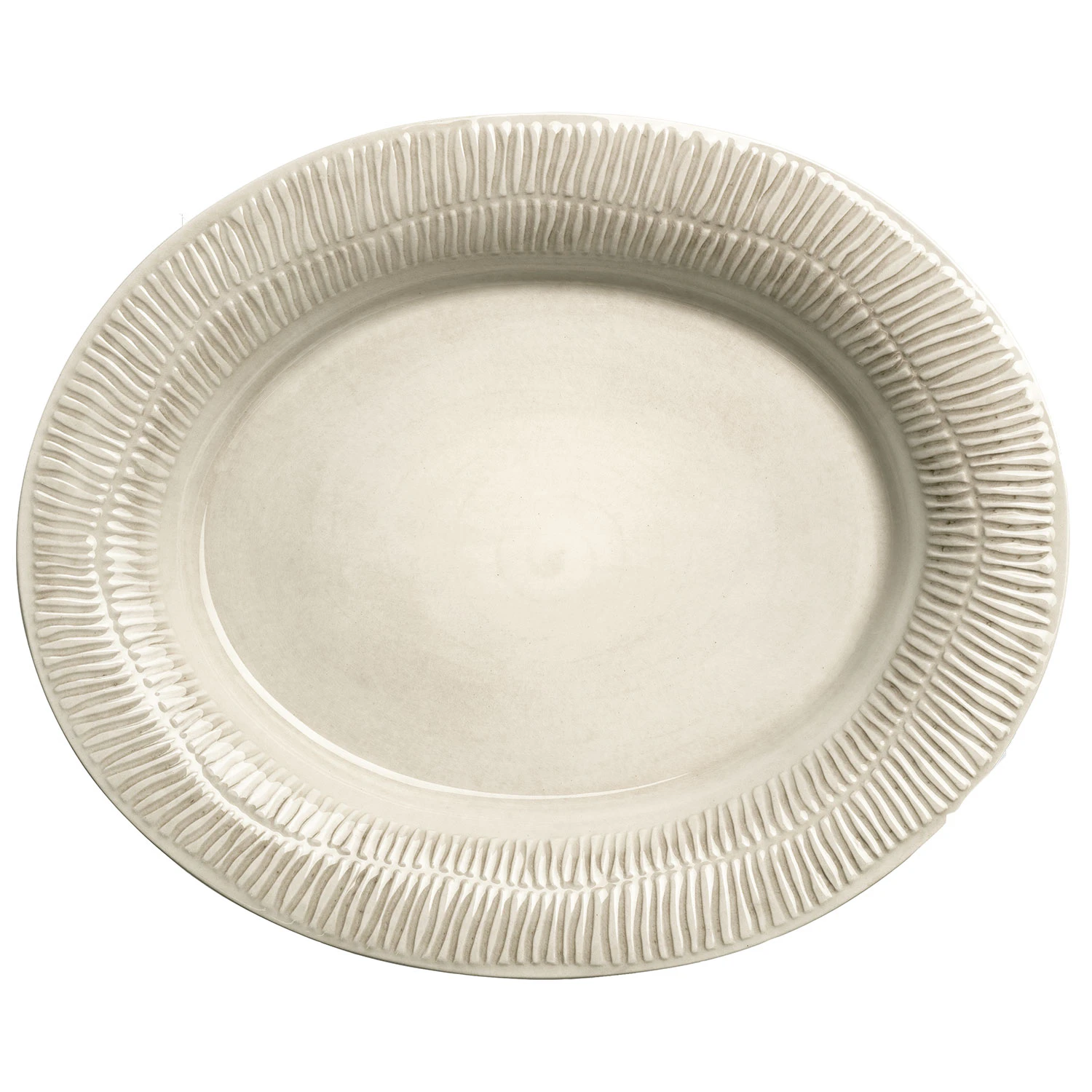 Mateus Stripes Serveringsfat 35x30 Cm - Serveringsfat Keramikk Sand - ESA04ST