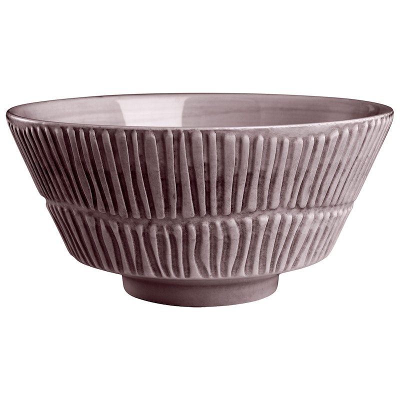 Stripes Skål, Plomme 60 cl