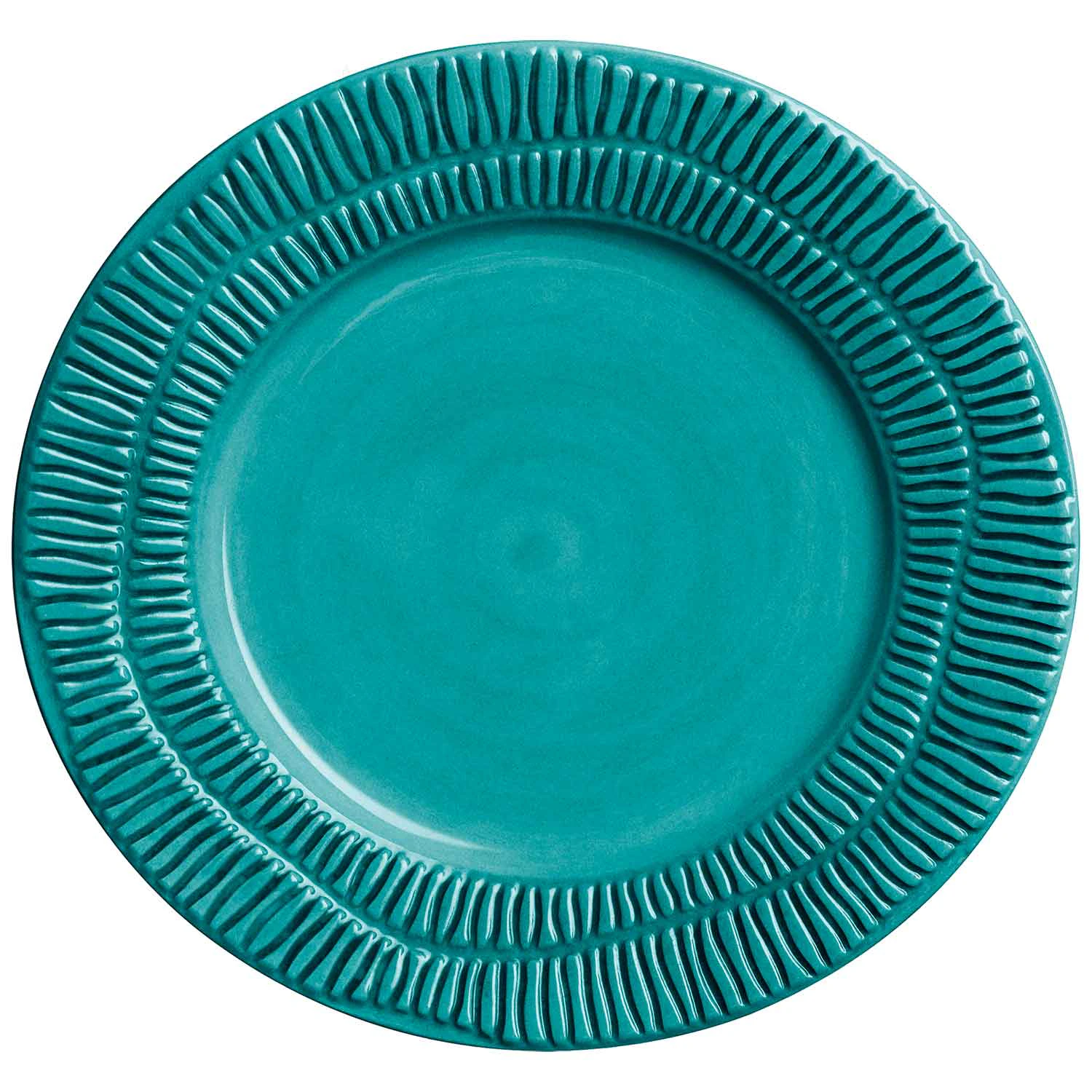 Mateus Stripes Tallerken 21 Cm   -  Asjetter Keramikk Ocean - EOC05ST