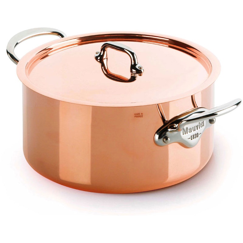 M'150S Kasserolle Med Lokk 3,2L, Kobber / Steel