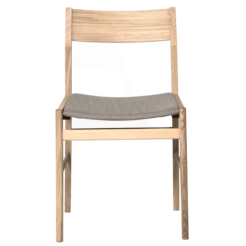 Siza Stol, Hvitpigmentert Eik / Beige