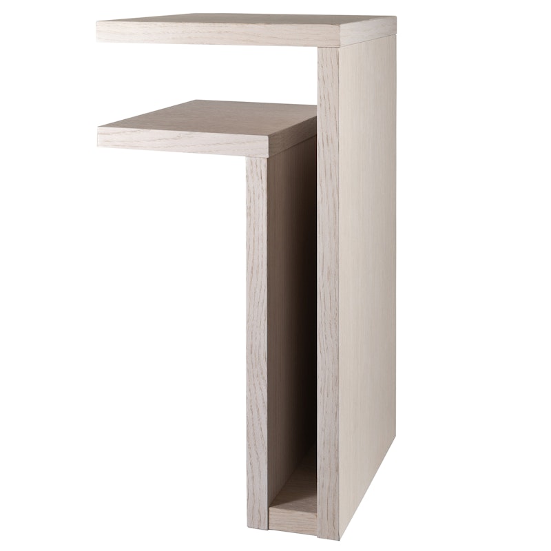F-Shelf Vegghylle  Venstre, White Oak