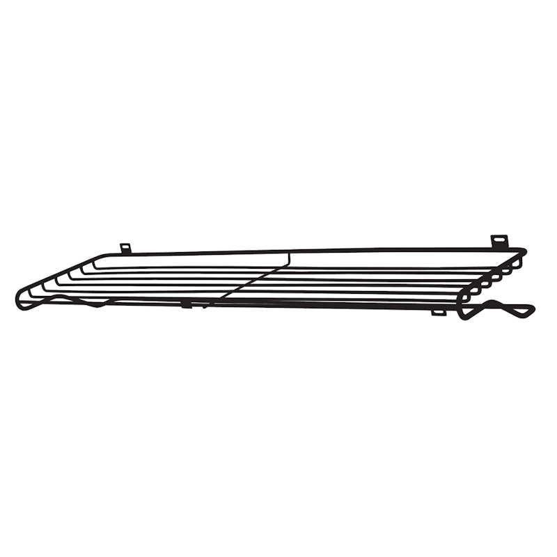 Shoe Shelf Skohylle L, Sort