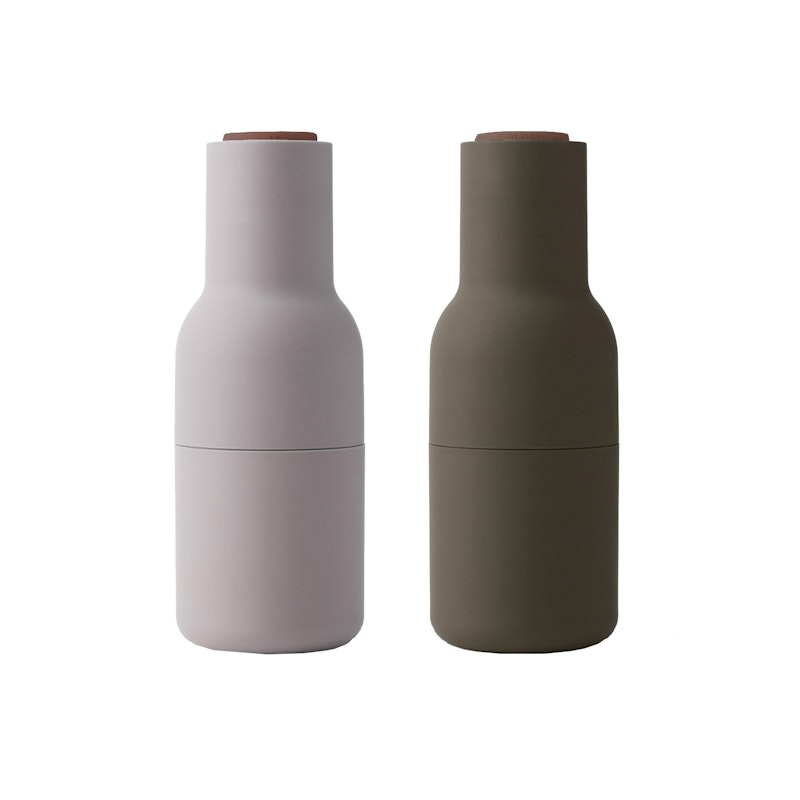 Bottle Grinder Krydderkvern 2-pk, Hunting Green / Beige / Valnøtt